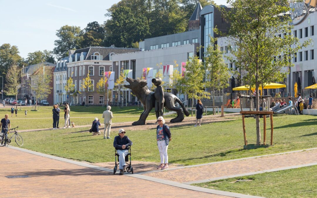 Nijmeegse Waalkade blijft groen met GrassParking