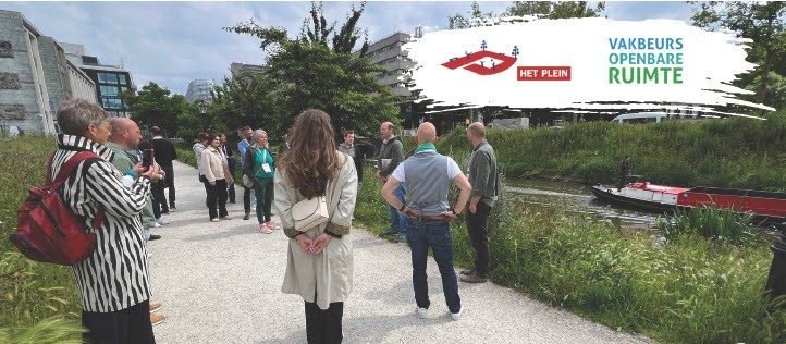 Het Plein tijdens de Vakbeurs Openbare Ruimte. Mét WALKSHOP!